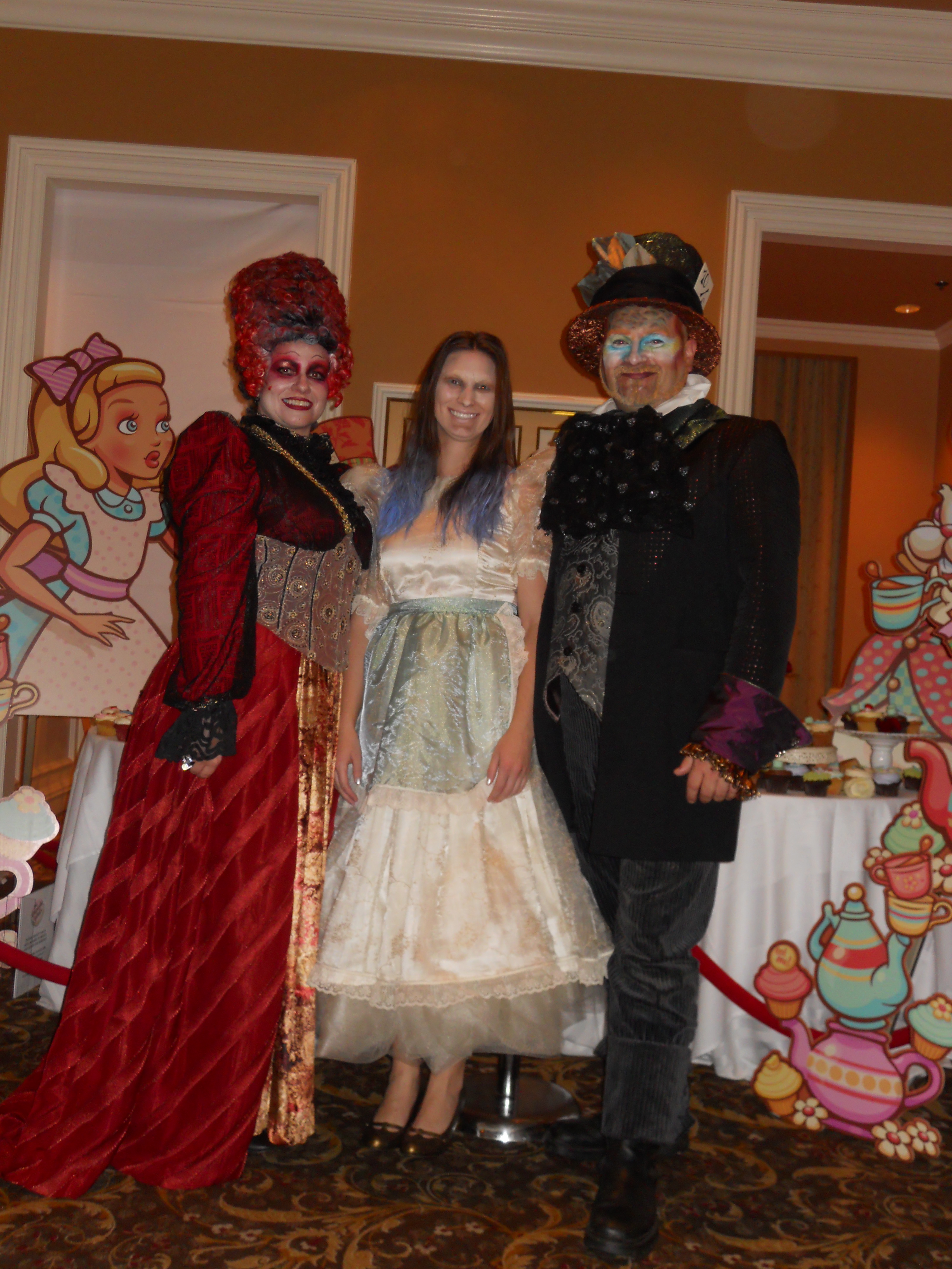 Once Upon A Time Gala- Charity Event -Alice in Wonderland , Queen of Hearts & The Mad Hatter