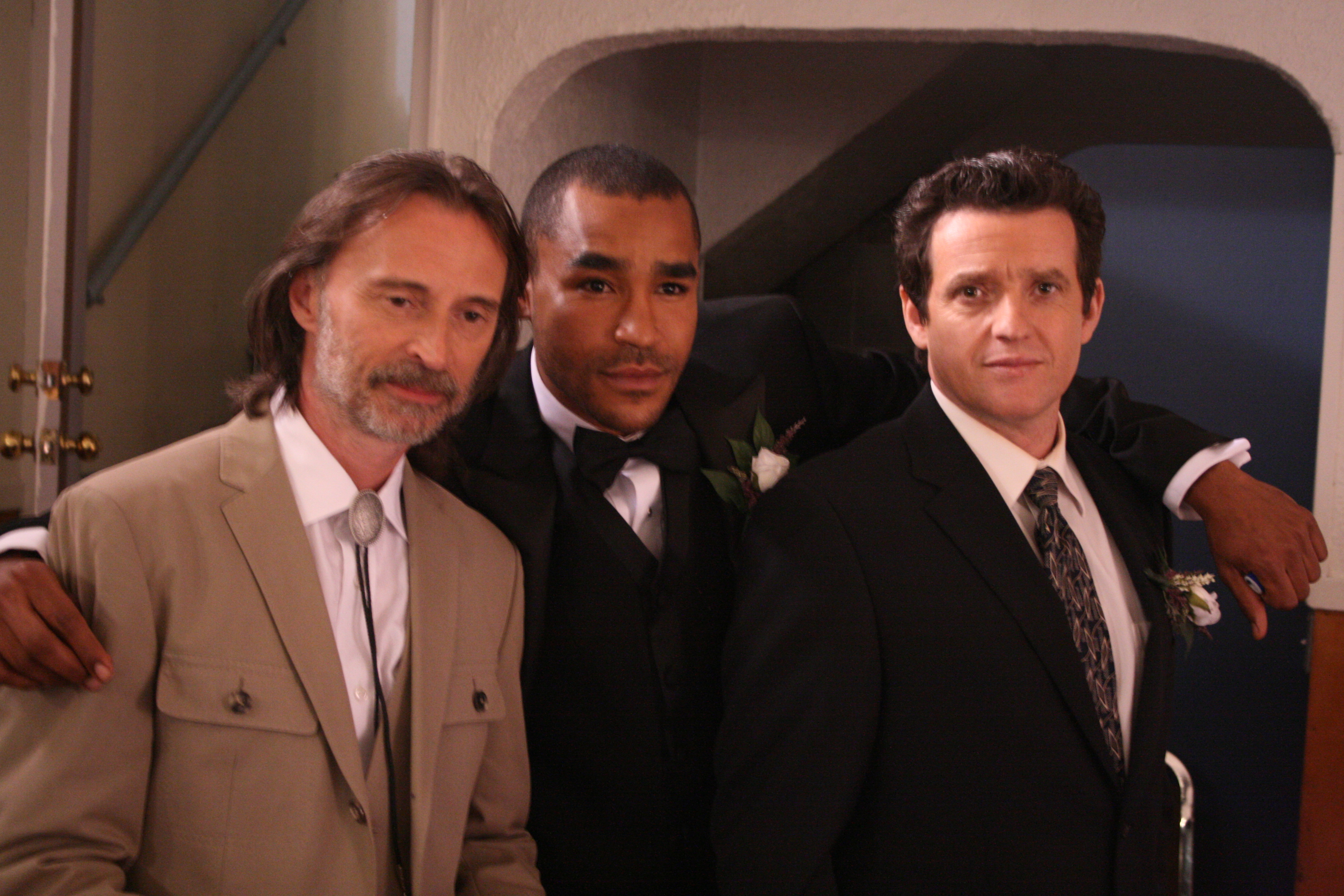 Stargate Universe - Dr Rush, Sgt Greer, and Col Young